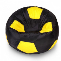 Кресло Мяч ФАЙЛ чёрно-жёлтый размеры XL